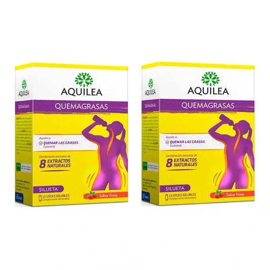 Aquilea Bastoncini Brucia Grassi, 2X15 Bastoncini Fragola