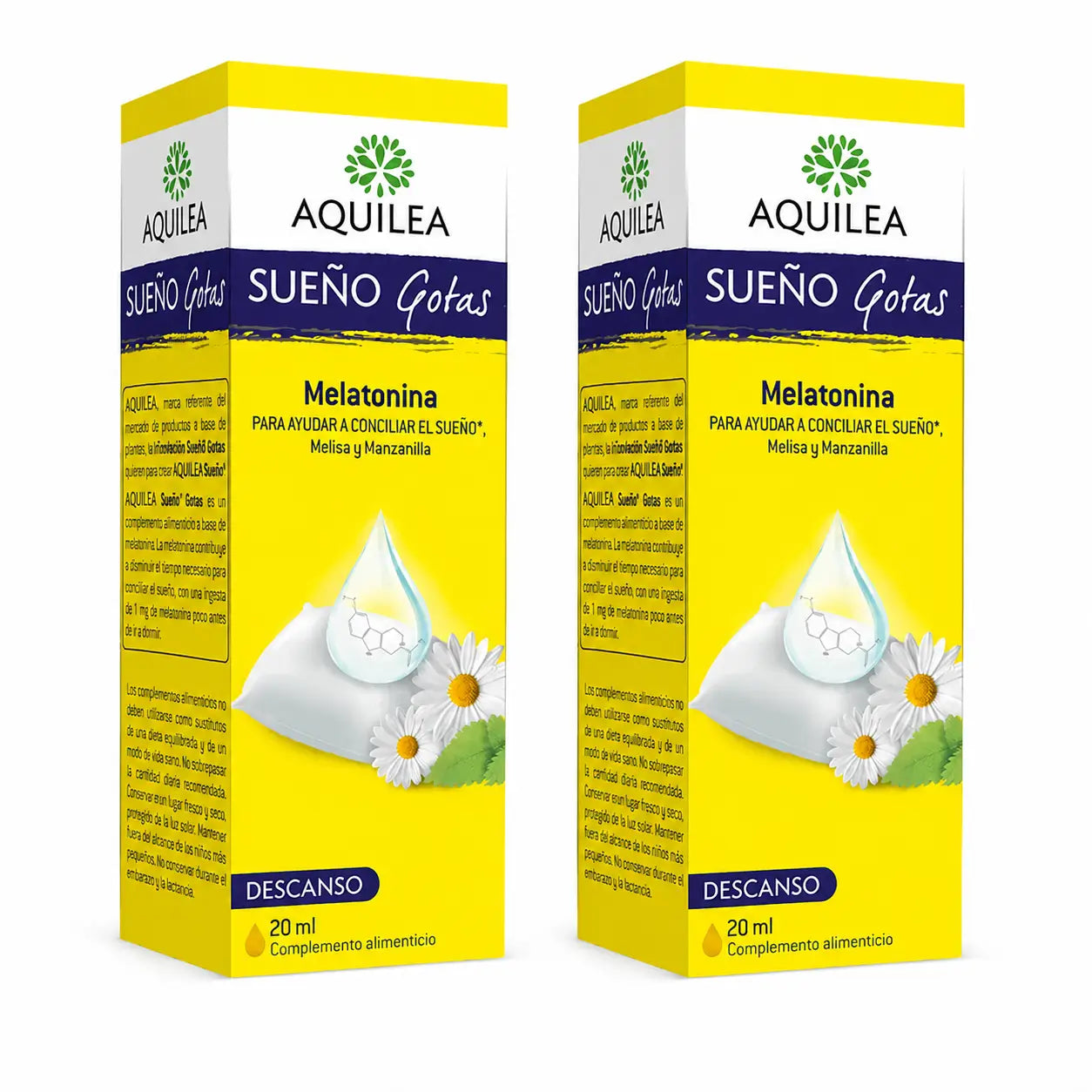 Aquilea Sueño Gocce, 20 ml, confezione da 2