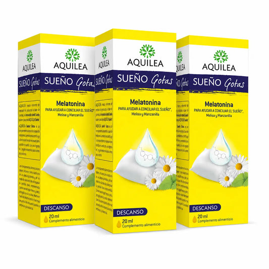 Aquilea Sueño Gocce, 20 ml, confezione da 3