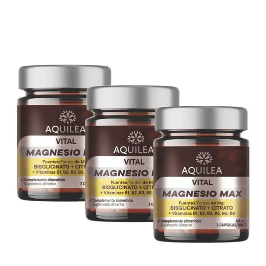 Aquilea Vital Magnesio Plus, 60 capsule, confezione da 3