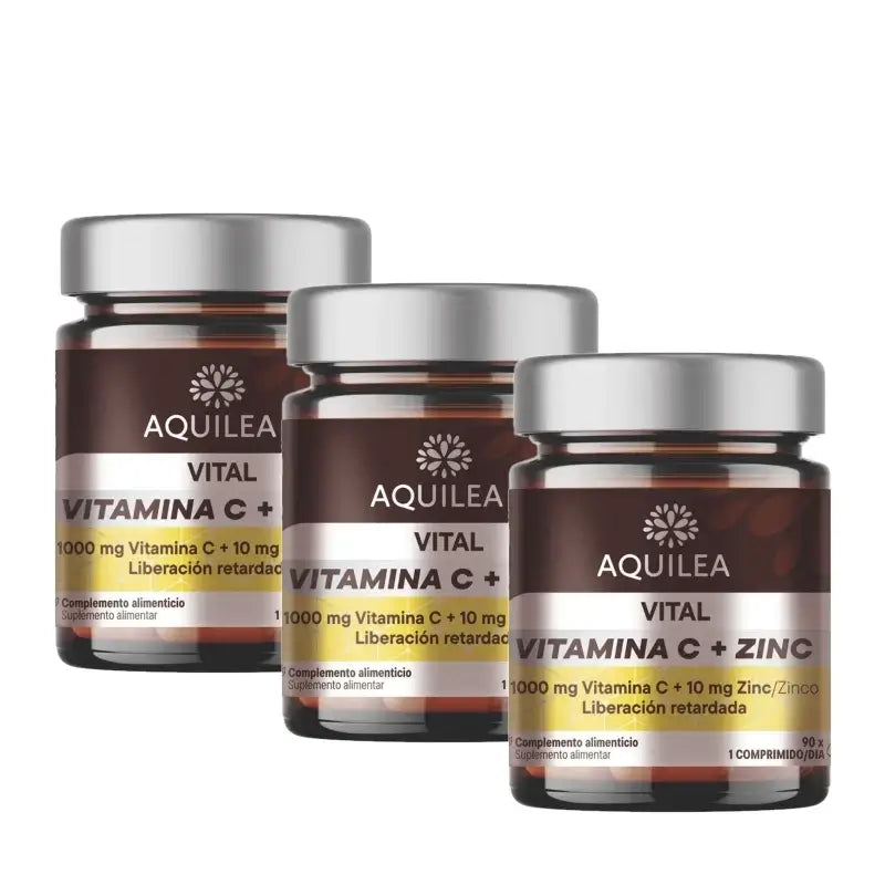Aquilea Vitals Vit C+Zinco, 90 capsule, confezione da 3