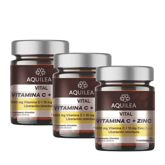 Aquilea Vital Vit C+Zinco, 90 capsule, confezione da 3