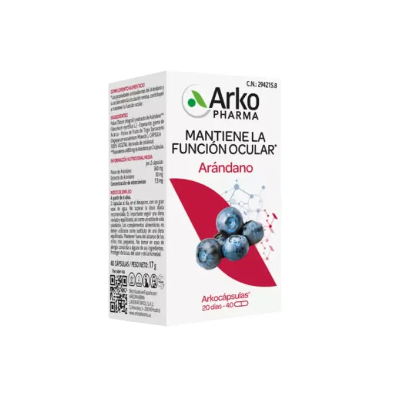 Arkopharma Arkocápsulas Mirtillo, 40 capsule