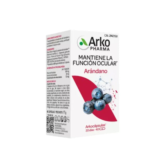 Arkopharma Arkocápsulas Mirtillo, 40 capsule