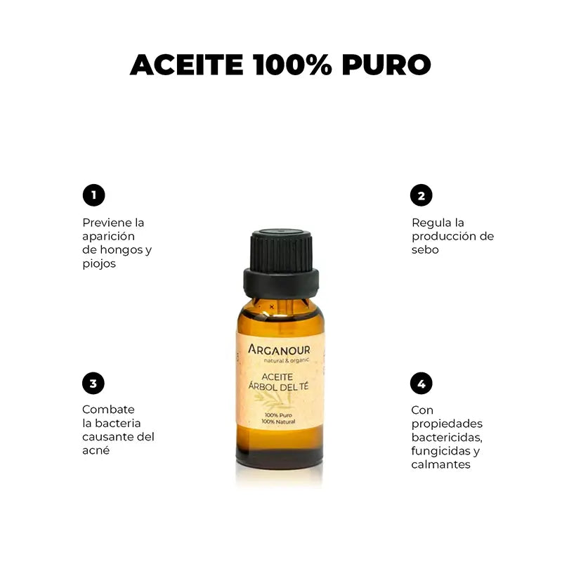 Olio essenziale di arganour Olio di tea tree, 20 Ml