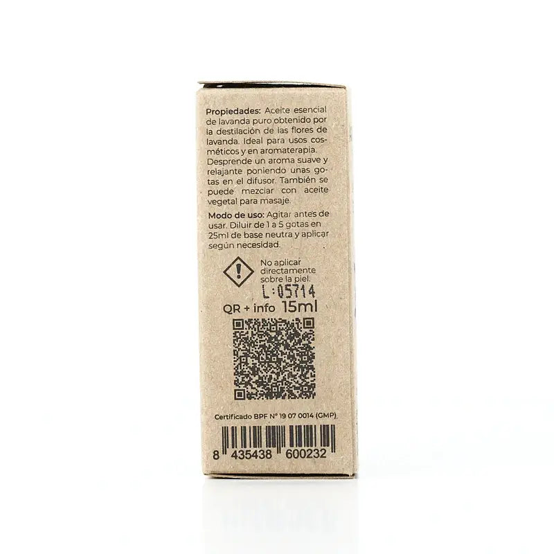 Olio essenziale di Arganour Olio essenziale di lavanda, 15 Ml