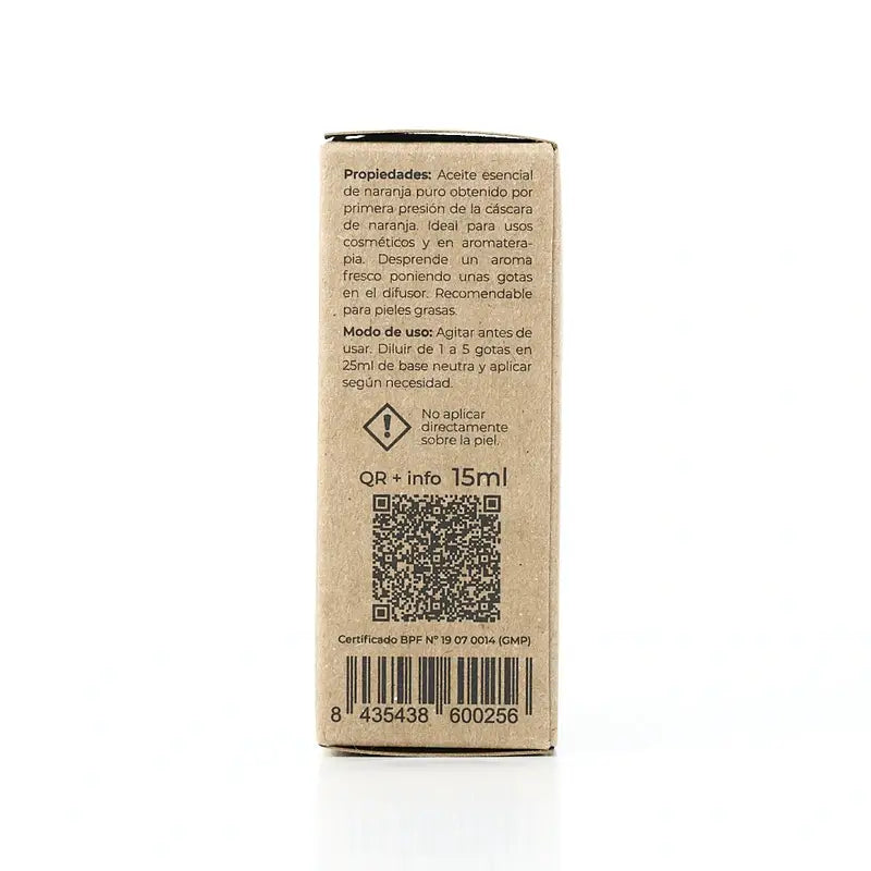Olio essenziale di Arganour Olio essenziale di arancia, 15 Ml