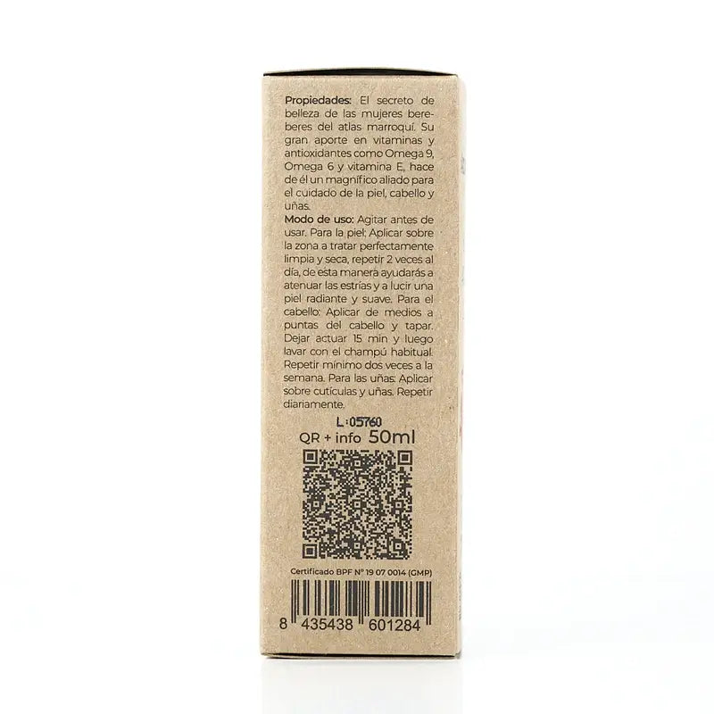 Olio vegetale di Arganour Olio di Argan, 50 Ml