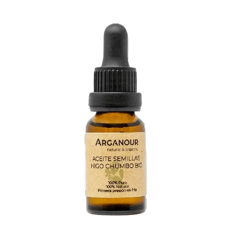 Olio vegetale di Arganour Olio di semi di fico d'India, 15 Ml