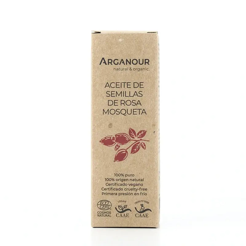 Olio vegetale di Arganour Olio di semi di rosa canina, 50 Ml