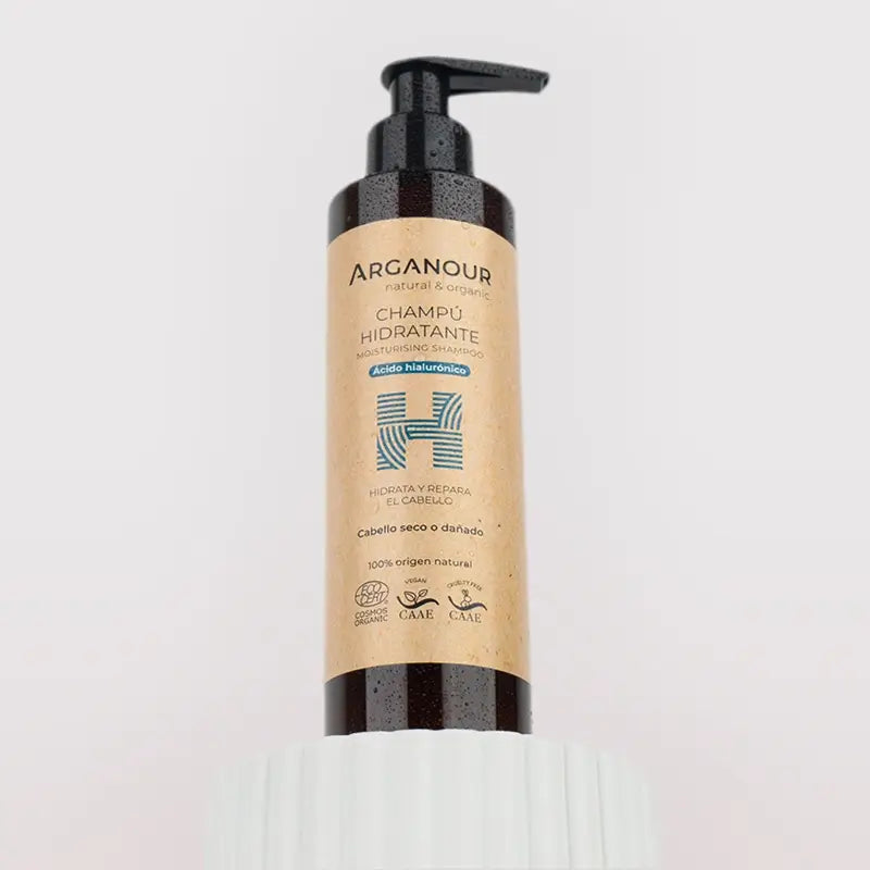 Arganour Shampoo idratante capillare senza solfati, 200 Ml