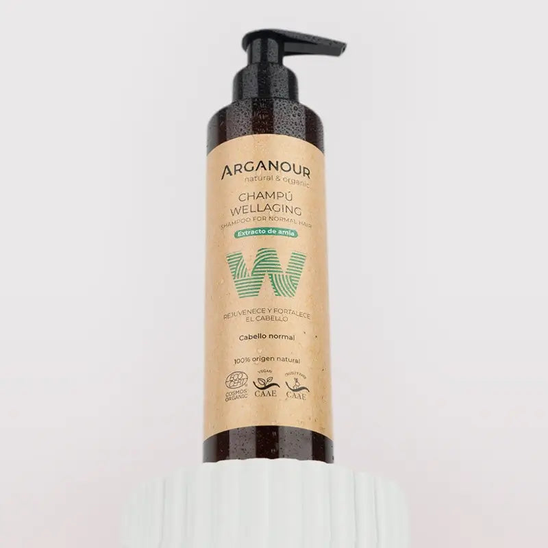 Arganour Shampoo benefico per capelli senza solfati, 200 Ml