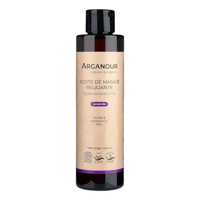 Olio da massaggio rilassante per il corpo Arganour, 200 Ml