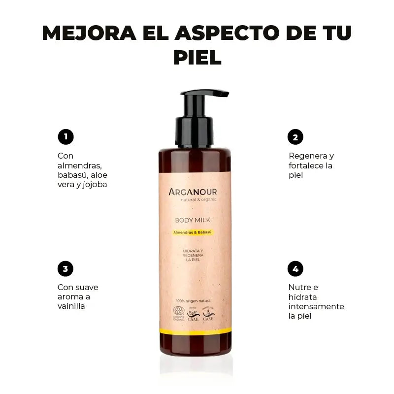 Arganour Latte Corpo Corporeo, 250 Ml