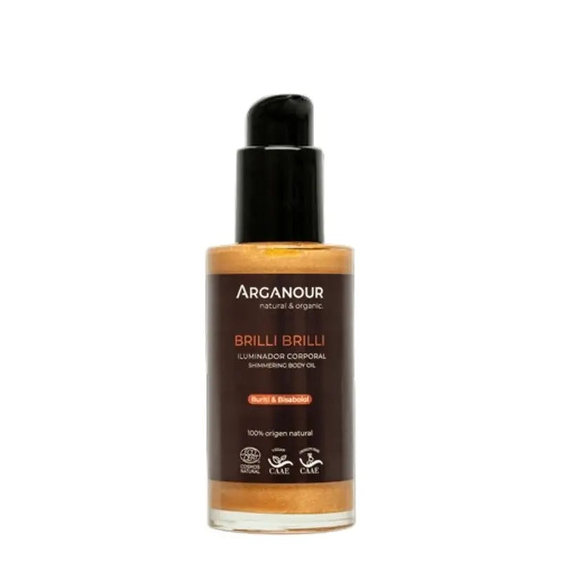 Arganour Body Brilli Brilli - Illuminante naturale per il corpo, 100 Ml