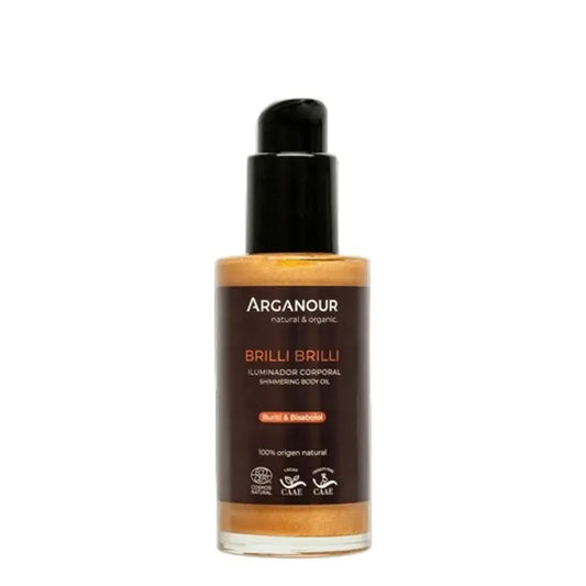 Arganour Body Brilli Brilli - Illuminante naturale per il corpo, 100 Ml