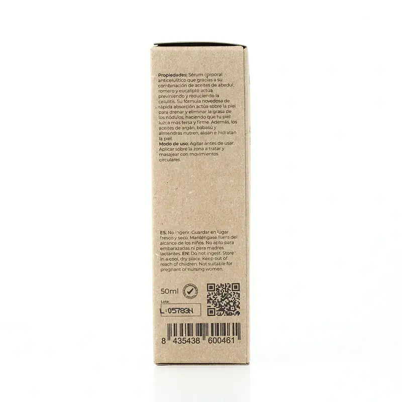 Arganour Siero Corpo Trattamento Anticellulite alla Betulla, 50 Ml