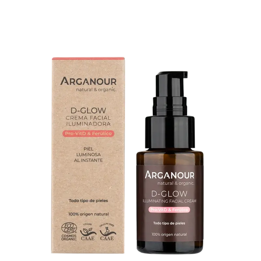 Arganour D-Glow - Crema viso illuminante, 30 Ml