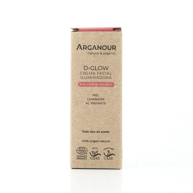 Arganour D-Glow - Crema viso illuminante, 30 Ml