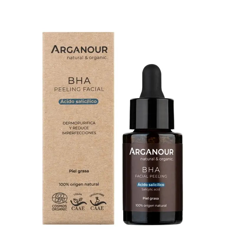 Arganour Bha Peeling del viso all'acido salicilico, 30 Ml