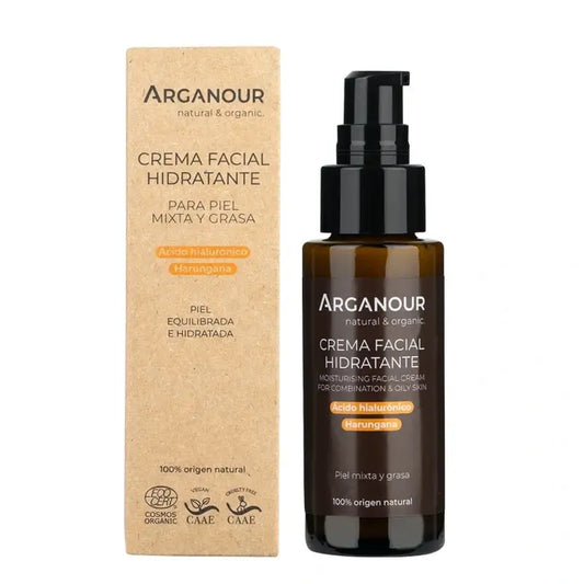 Crema viso Arganour per pelli grasse/miste, 50 Ml