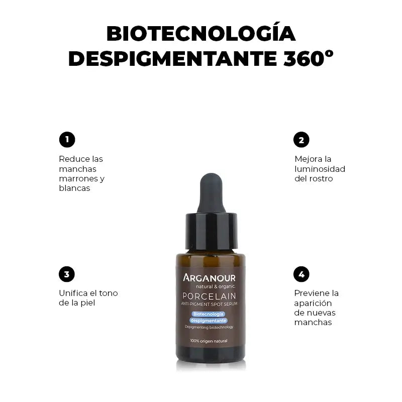 Arganour Siero viso anti-macchie, 30 Ml