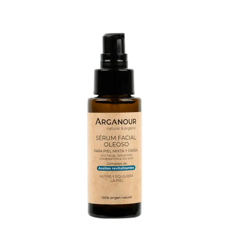 Arganour Siero Viso Nutriente Pelle Grassa/Mista, 50 Ml