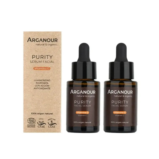 Arganour Siero viso Purezza Vitamina C, 2x30 Ml