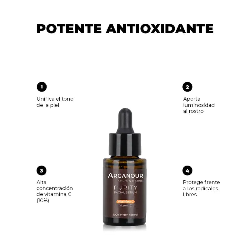 Arganour Siero Viso Purezza Vitamina C, 30 Ml
