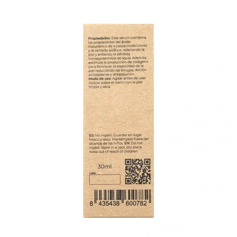 Arganour Siero Viso Radioso Acido Ialuronico e Centella Asiatica, 30 Ml