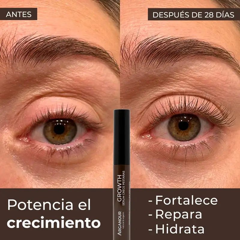 Arganour Siero di crescita per il viso Crescita delle ciglia, 5 Ml