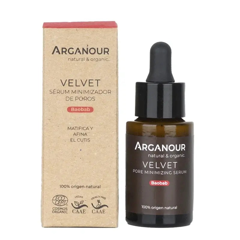 Arganour Siero Viso Velluto Minimizzante Pori, 30 Ml