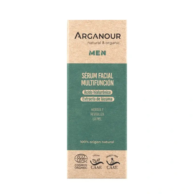 Arganour Gel Viso Multifunzionale Uomo, 30 Ml