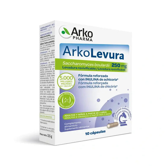 Arkopharma Arkolevura Saccharomyces Boulardii, 250 mg 10 capsule