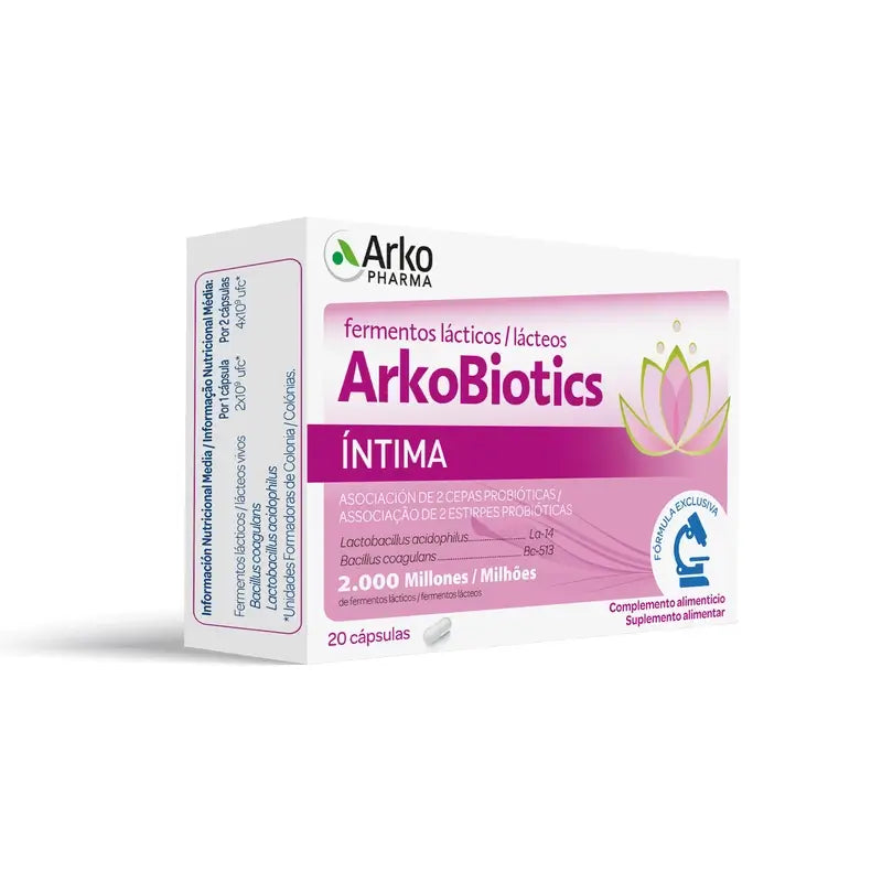 Arkopharma Arkobiotics Intima, 20 capsule