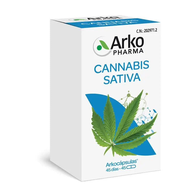 Arkopharma Arkocápsulas Cannabis Sativa Bio, 45 capsule