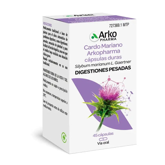 Arkopharma Arkocápsulas Cardo mariano, 45 capsule