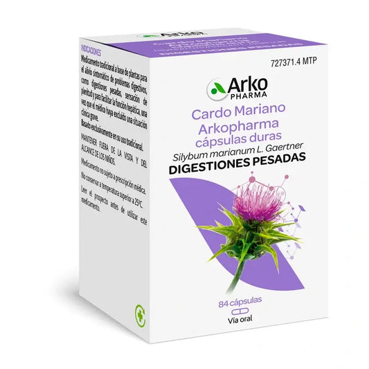 Arkopharma Arkocápsulas Cardo mariano, 84 capsule
