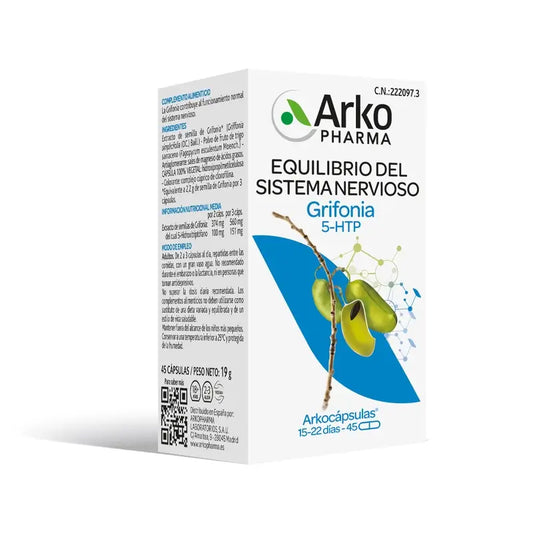 Arkocapsule Grifonia - 5-HTP 85-idrossitriptofano, 45 capsule