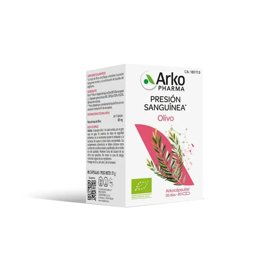 Arkocapsule all'olivo biologico, 80 capsule