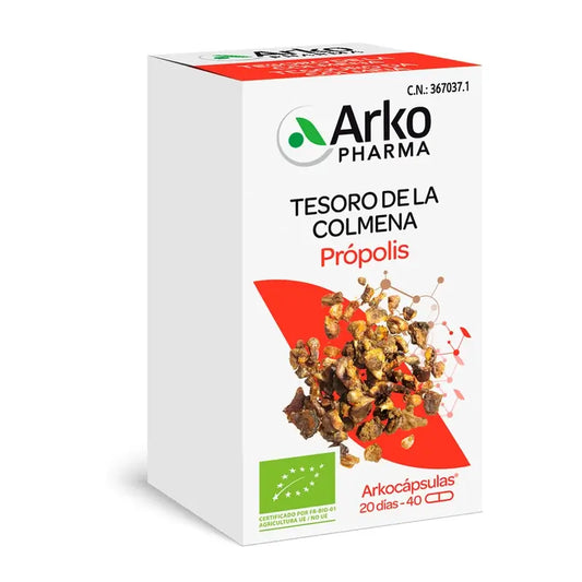 Arkopharma Arkocápsulas Propoli Bio, 40 capsule
