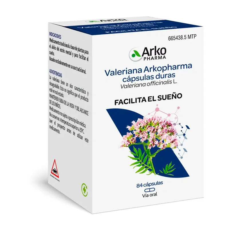 Arkopharma Arkocápsulas Valeriana, 84 capsule