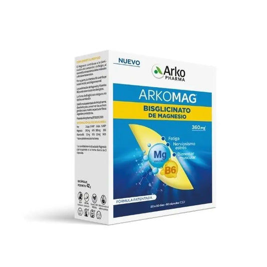 Arkomag Bisglicinato di magnesio, 60 compresse