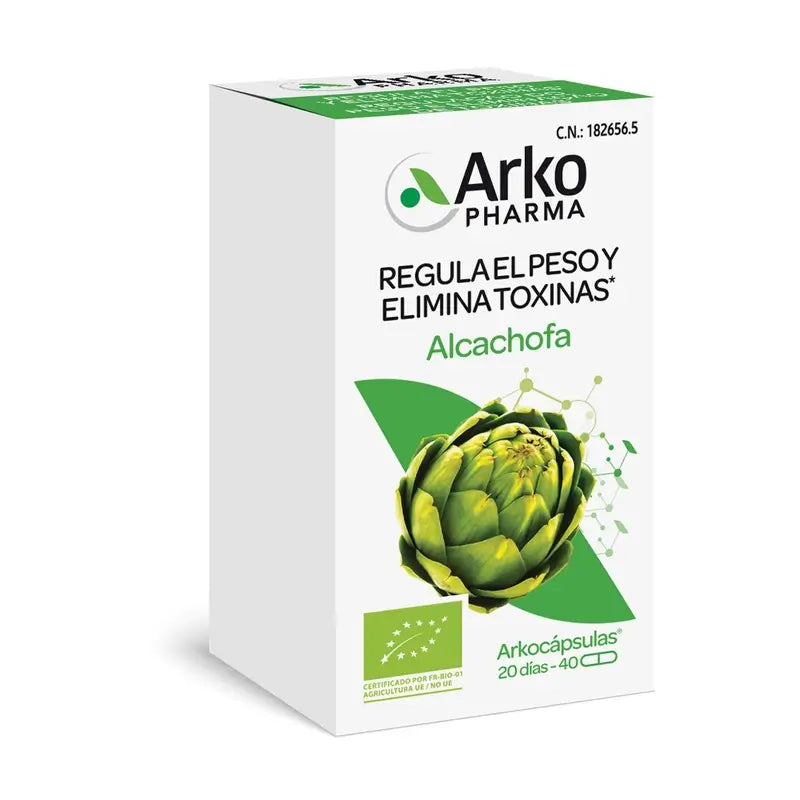 Arkopharma Arkocápsulas Carciofo Bio, 40 Capsule