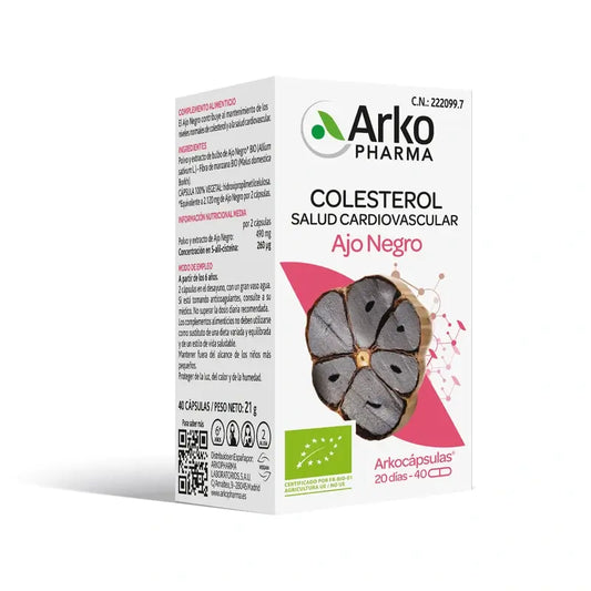 Arkopharma Arkocápsulas Aglio nero biologico, 40 capsule