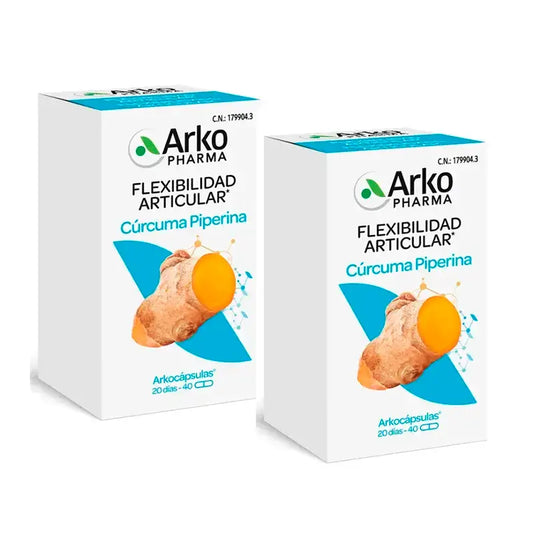Arkopharma Arkocápsulas Curcuma Bio, 2x40 capsule