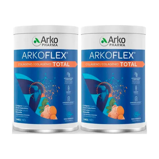 Arkopharma Arkoflex Collagene Totale Gusto Arancia, 2X390g