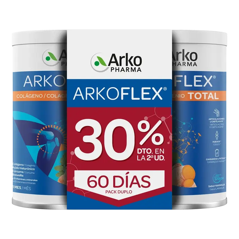 Arkoflex Dolexpert Forte 360º Collagene Gusto Arancia 390g Arkopharma Pack