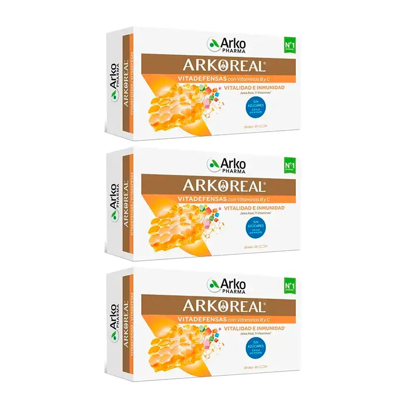 Arkopharma Arkoreal Pappa Reale Vitadefensas, 3X20 fiale