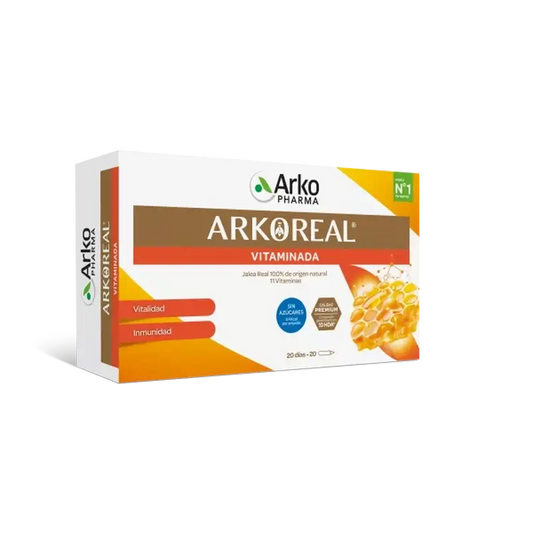 Arkopharma Arkoreal Vitadefensas Pappa Reale Senza Zucchero, 20 fiale
